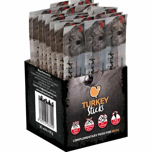 Alpha Spirit Turkey Stick 1 stk - kornfri hundesnack med kalkun